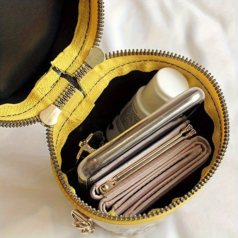 Popcorn-Themed Chain Shoulder Bag