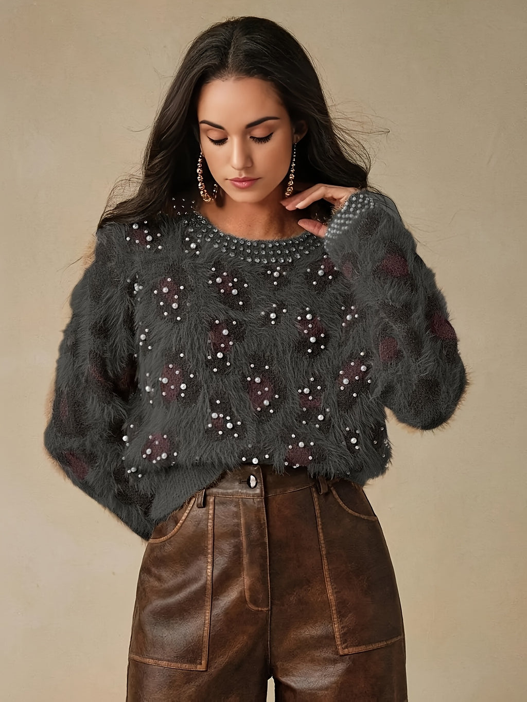 Luxurious Leopard Sweater