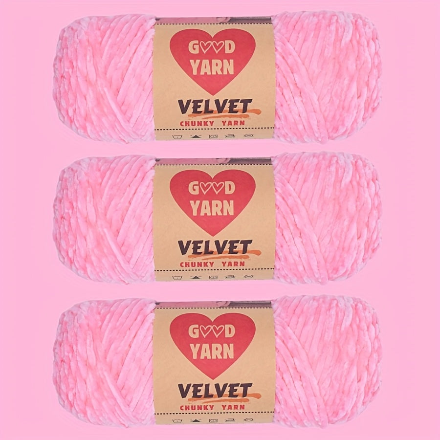 600g Big Chenille Velvet Yarn