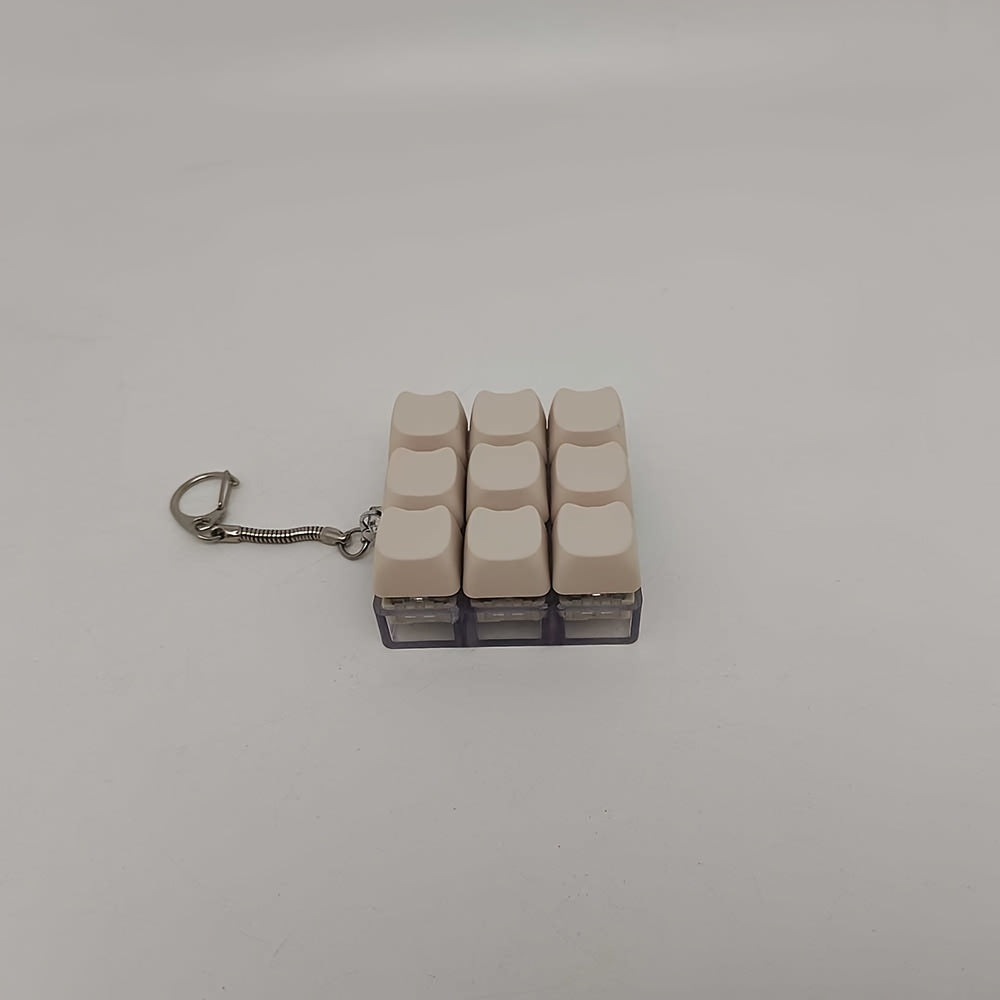Finger Press Keycap Pop Fidget Toy Keychain