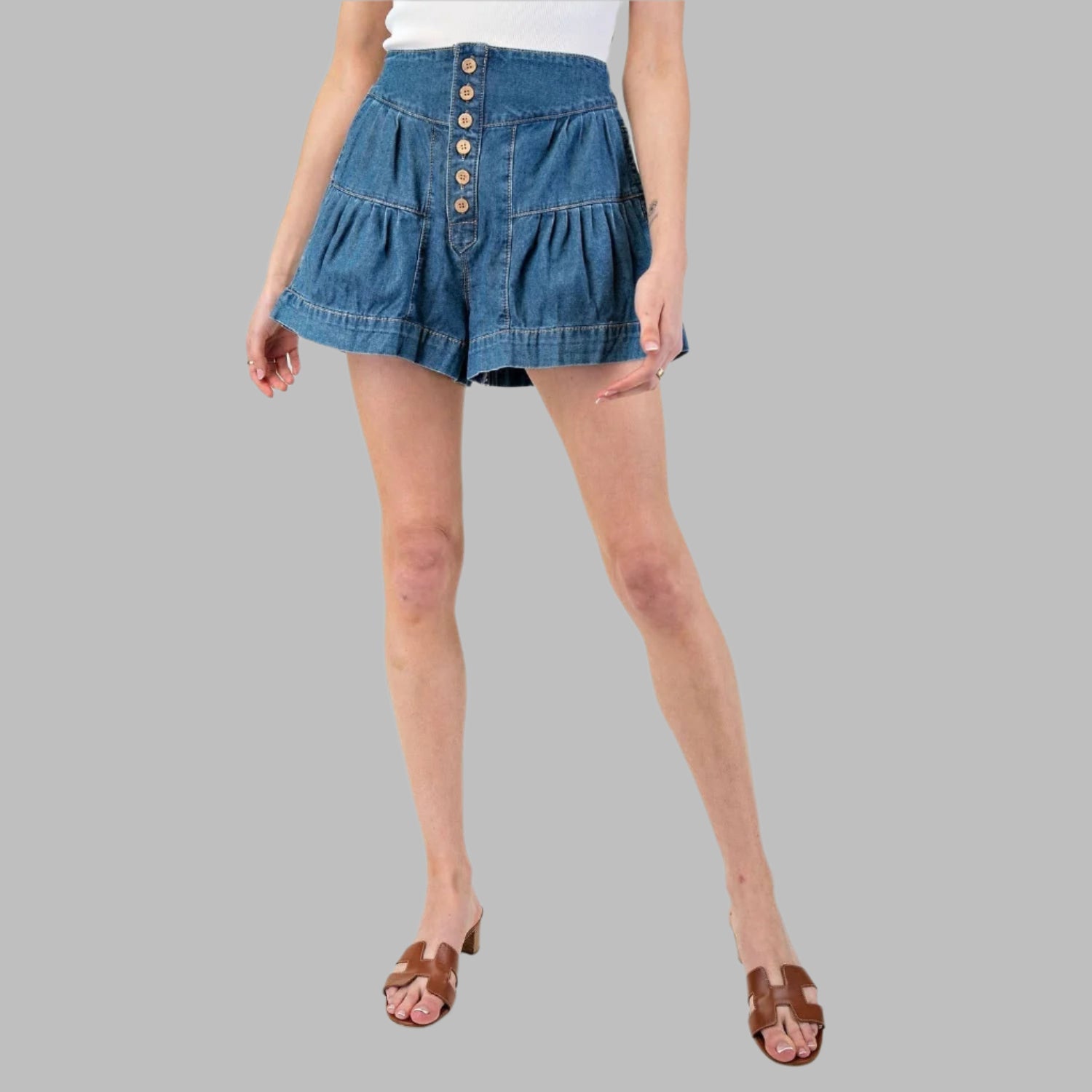 Mineral Washed Shorts