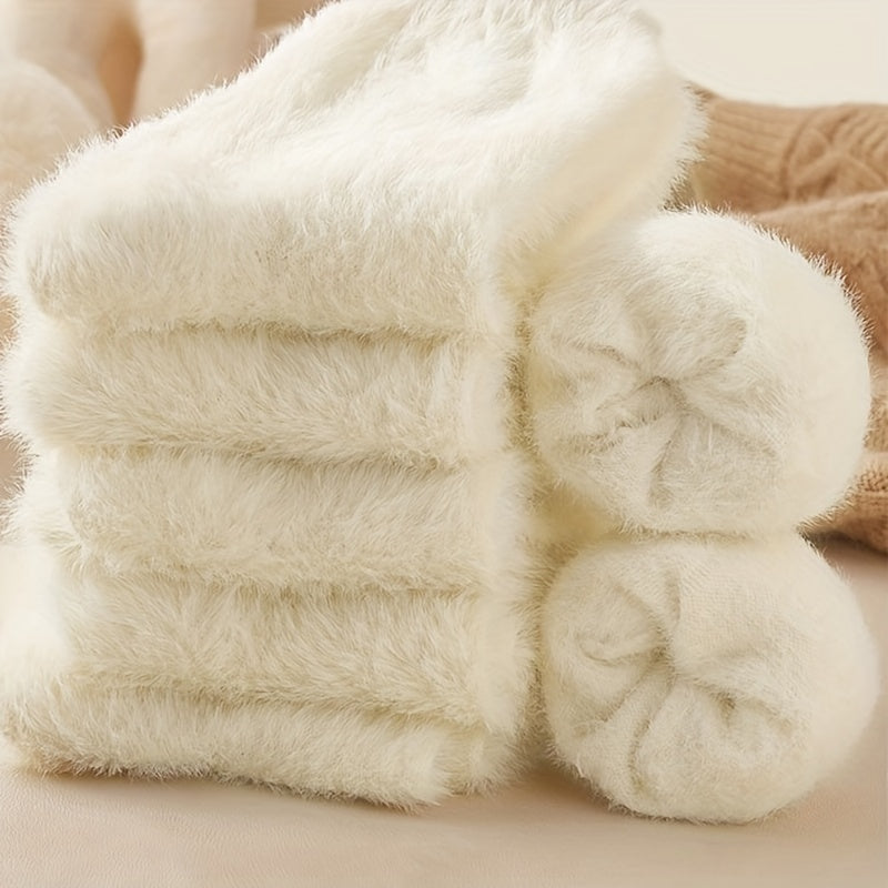 {10pcs/5Pairs} Plush Socks