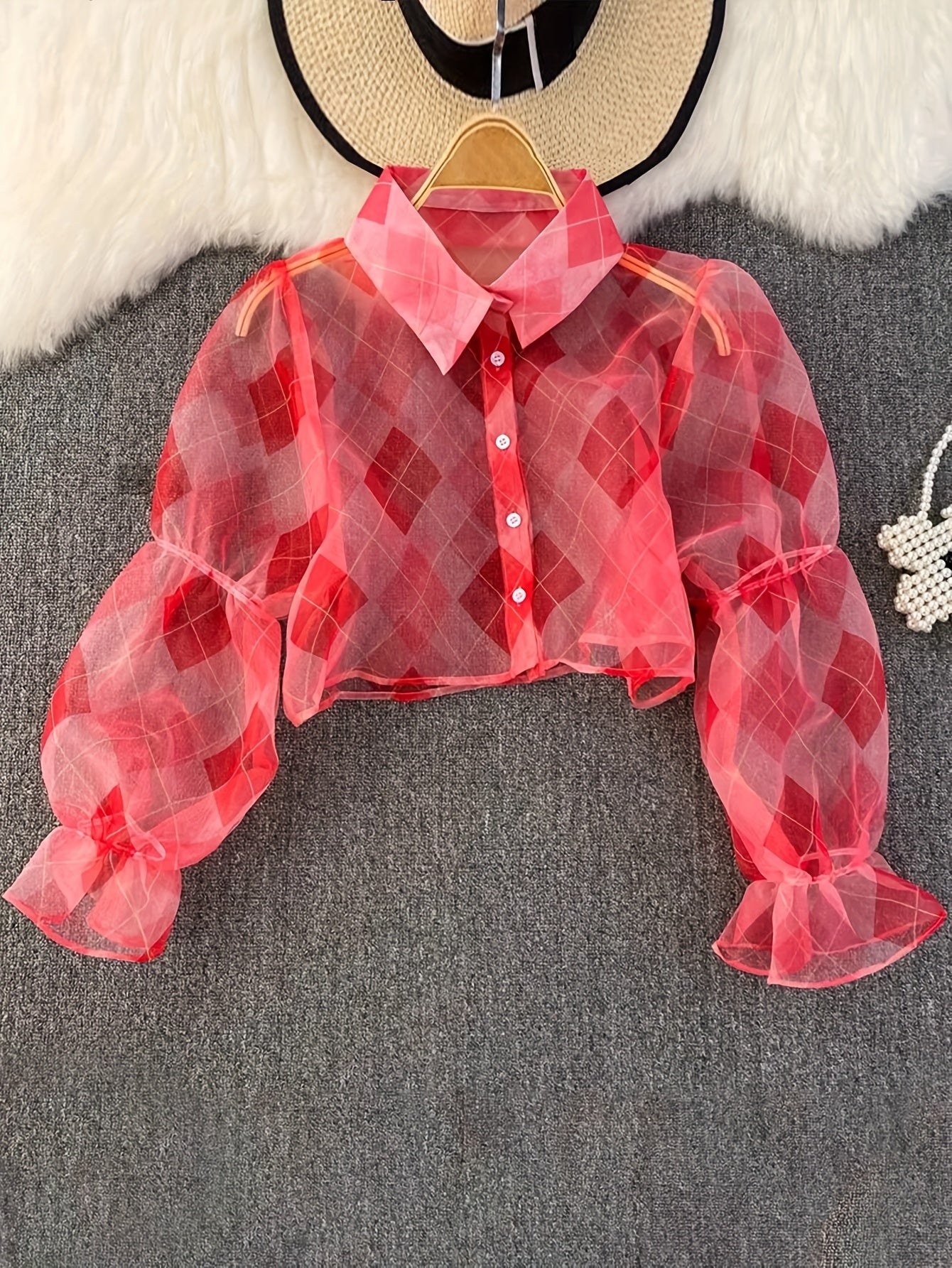 Lightweight Sheer Mesh Shirt