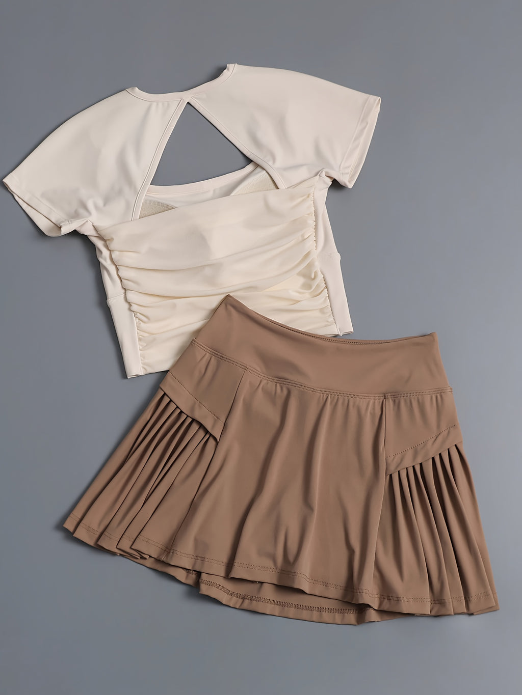 A Stylish Two-Piece Sports Outfit