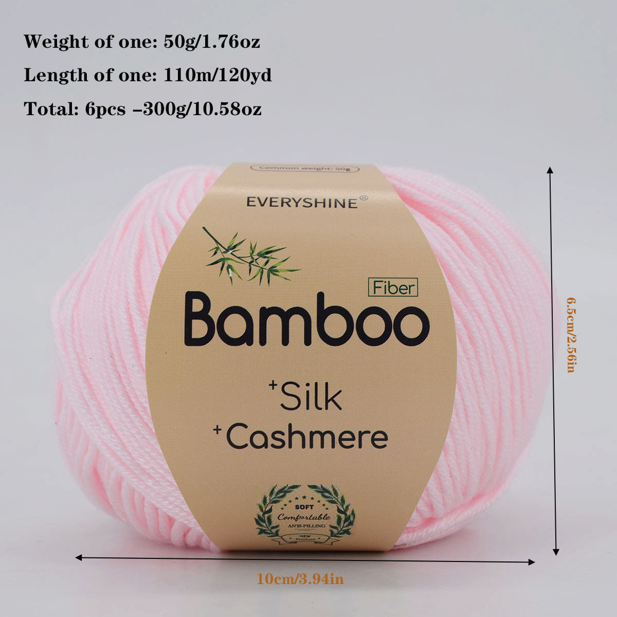 {6pcs} Soft and Breathable Yarn