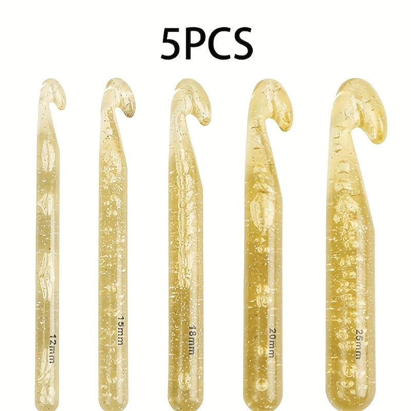 1pc/3pcs/5pcs Large Crochet Hook