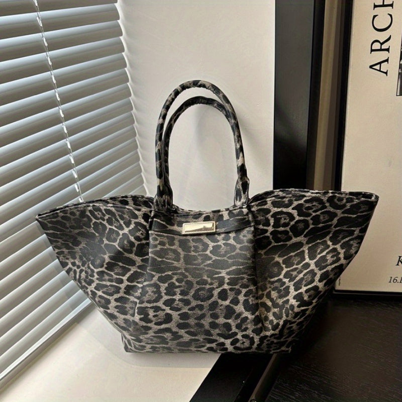 Leopard Print Tote Bag