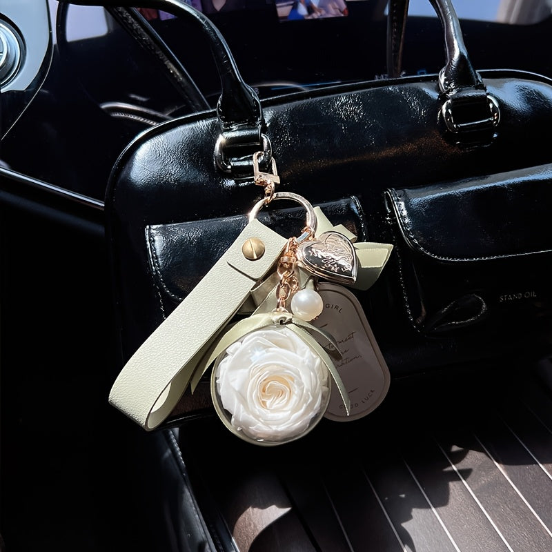 Eternal Rose Keychain
