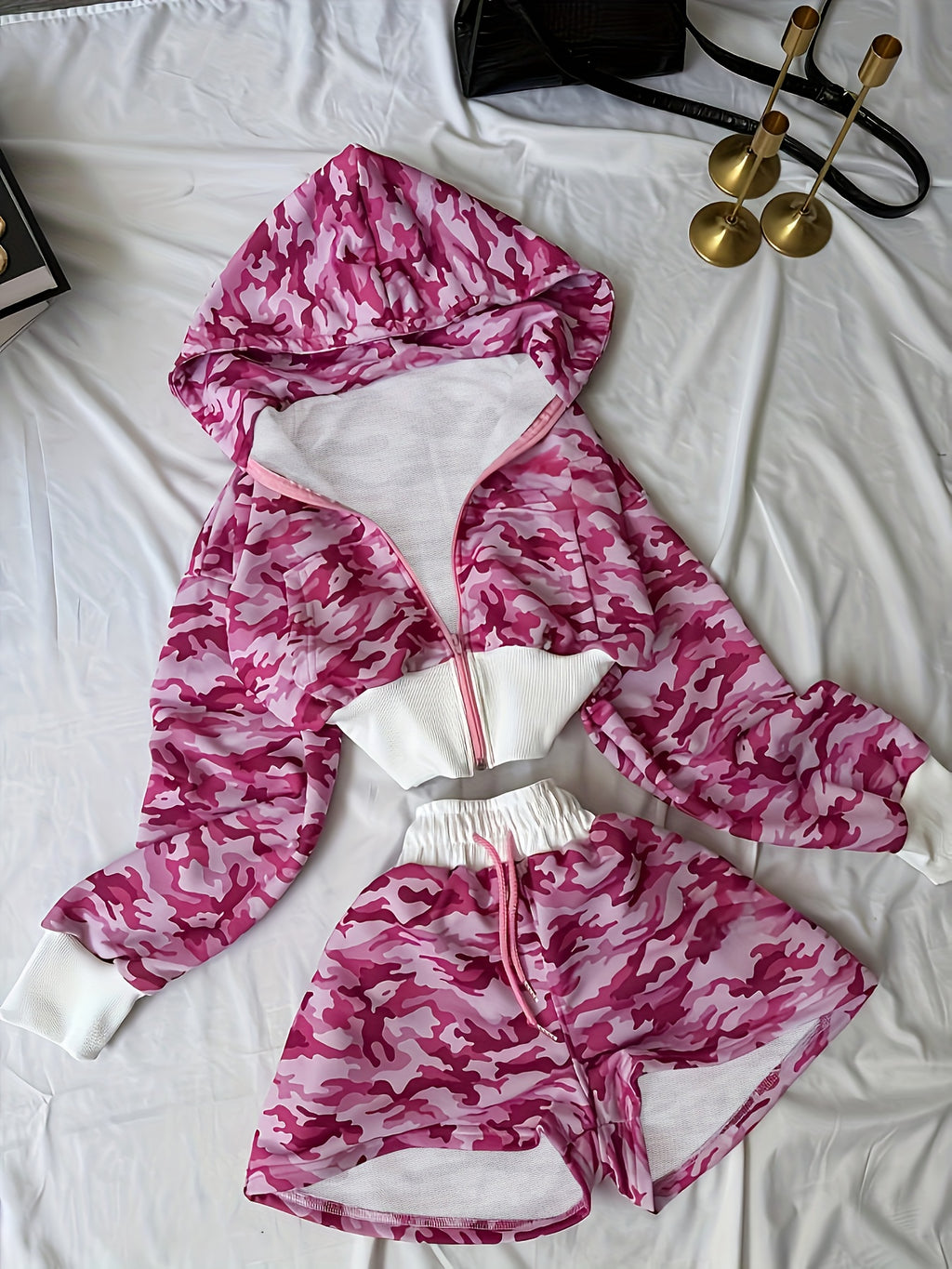 Leopard Print Two-Piece Set