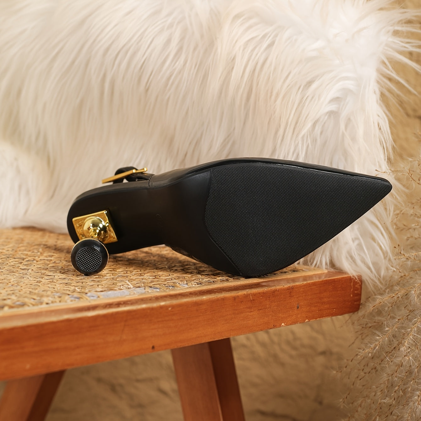 Pointed-Toe High Heel Sandals