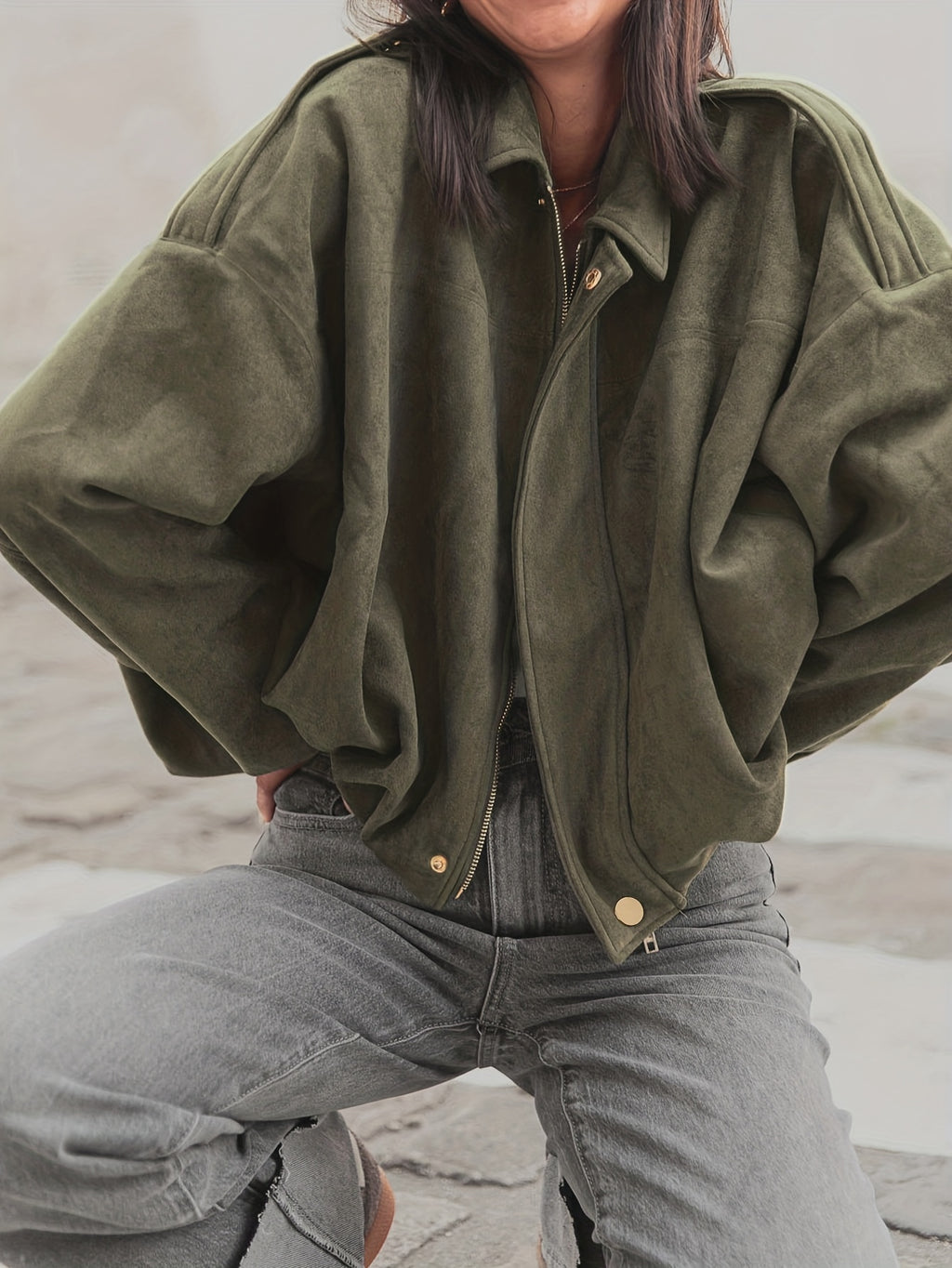 Elegant Faux Fur Jacket