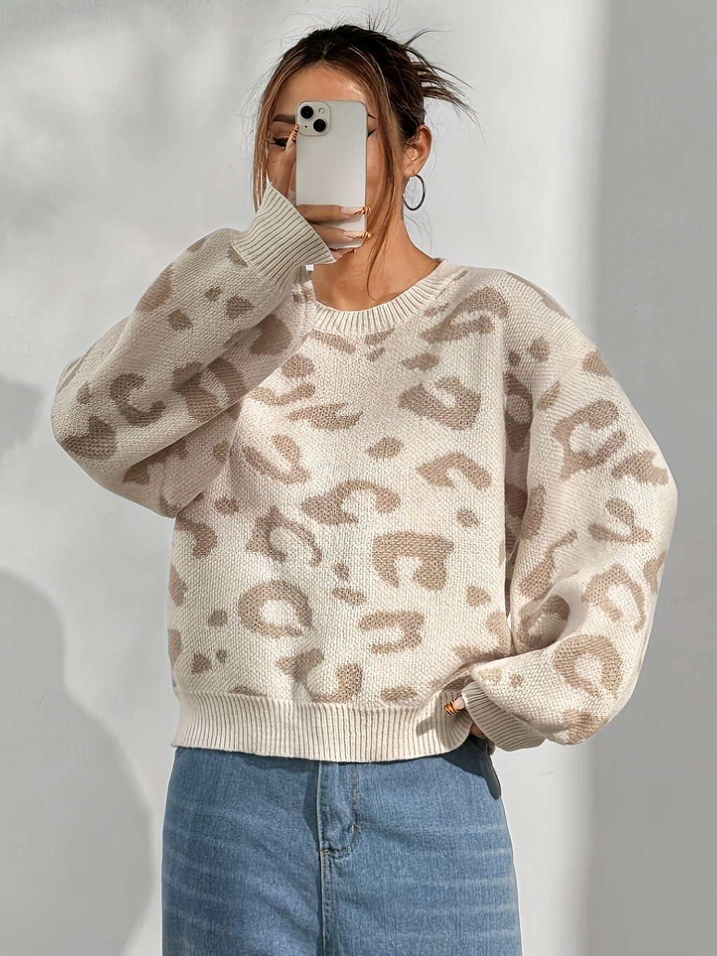 Leopard Print Sweater