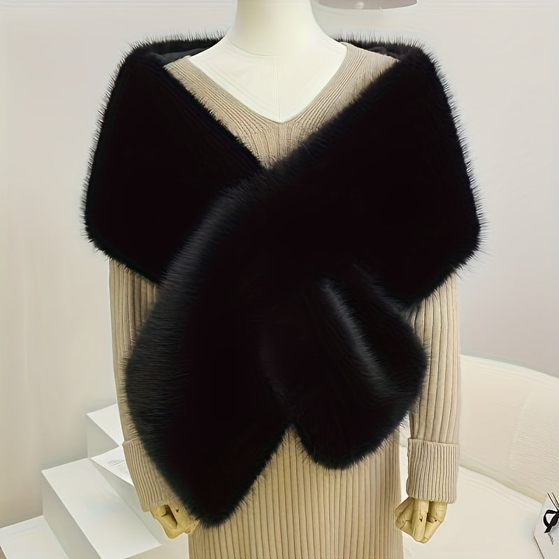 Faux Fur Capelet