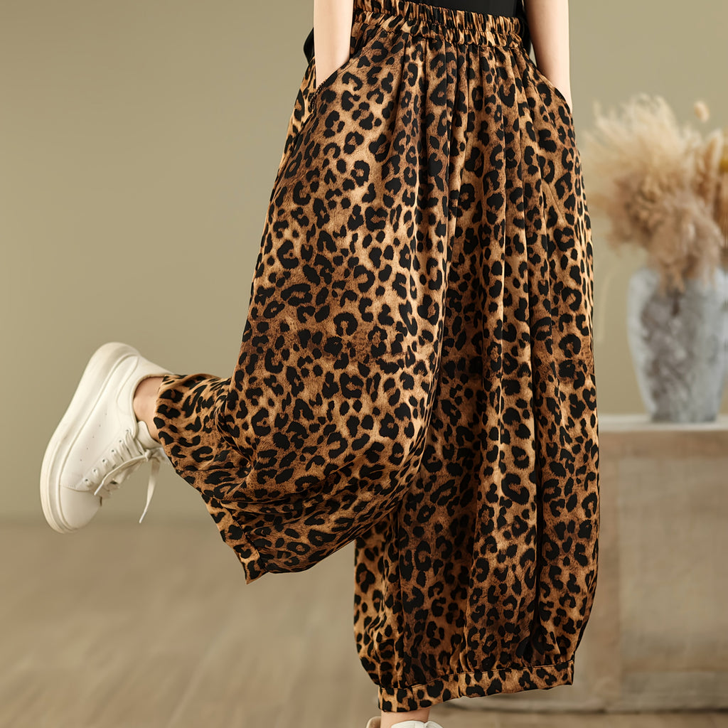 Leopard Print Trousers