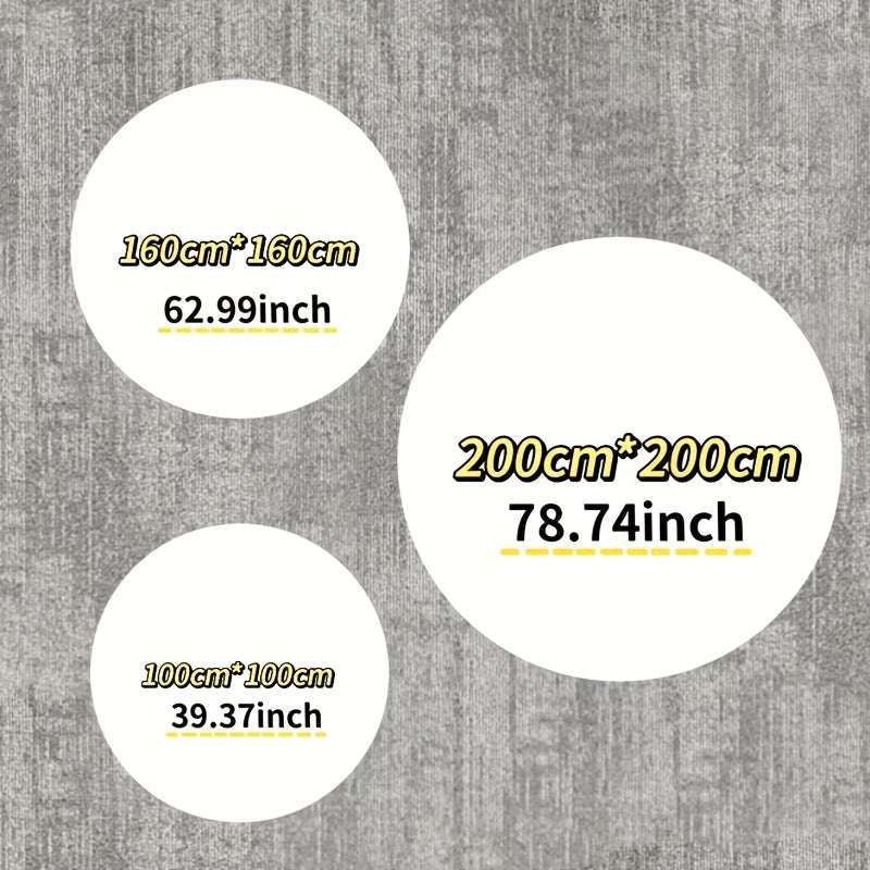 Leopard Print Round Mat