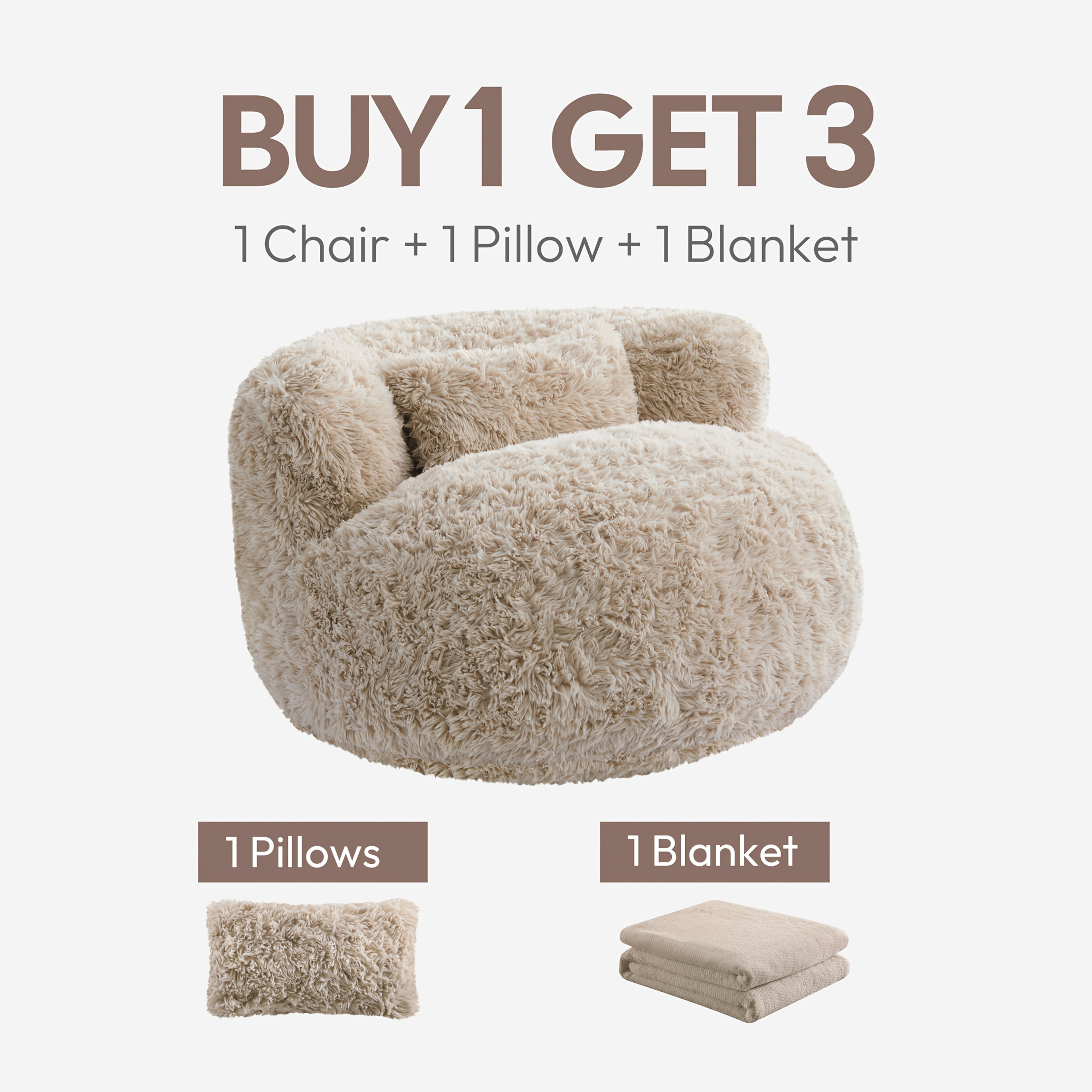 Fluffy Compression Sofa