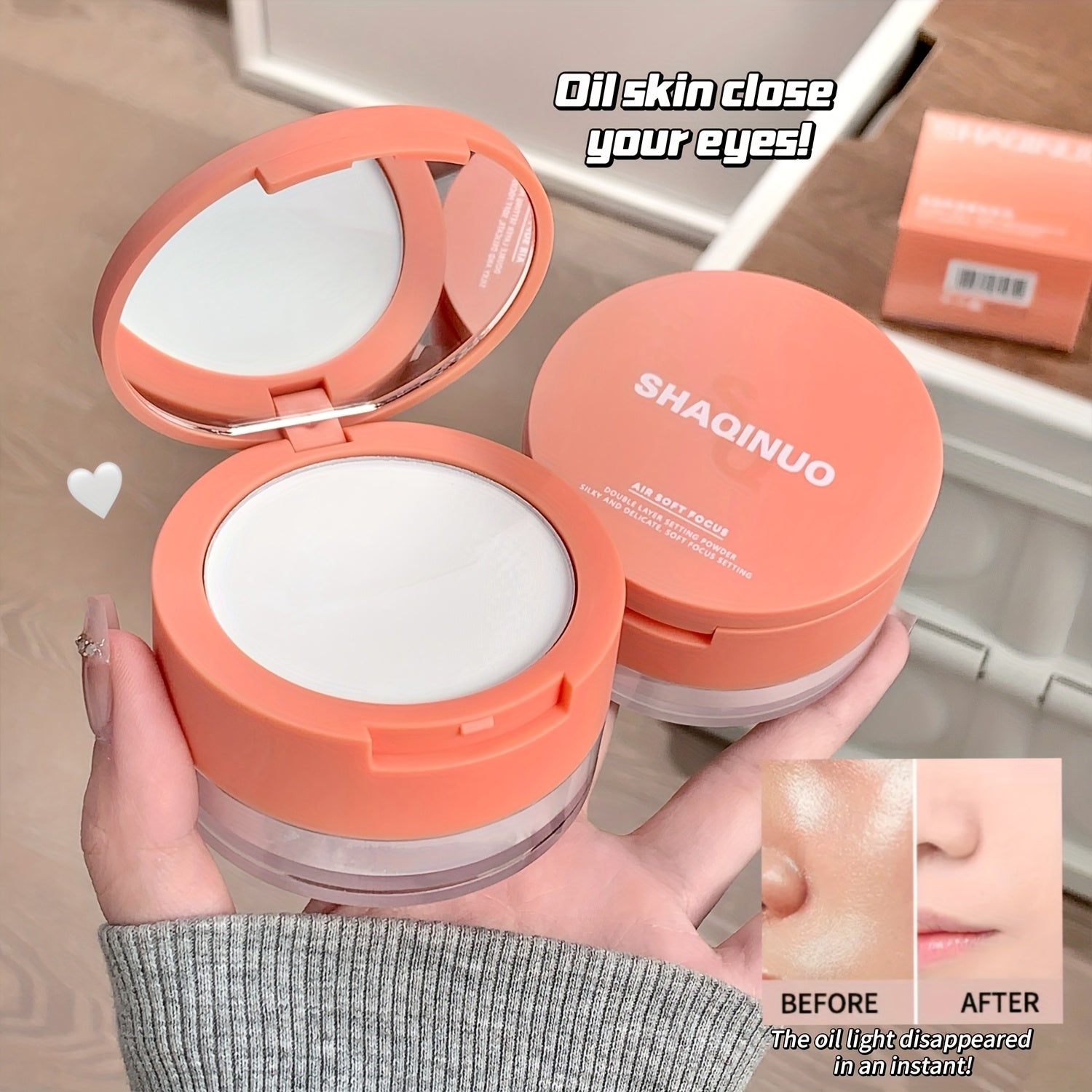 Dual-Effect Translucent Loose Powder