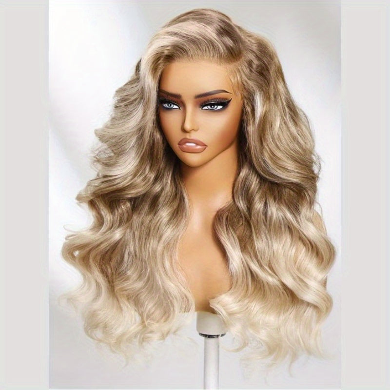 13x4 Sandy Blonde Ombre Loose Body Wave Lace Frontal Wig