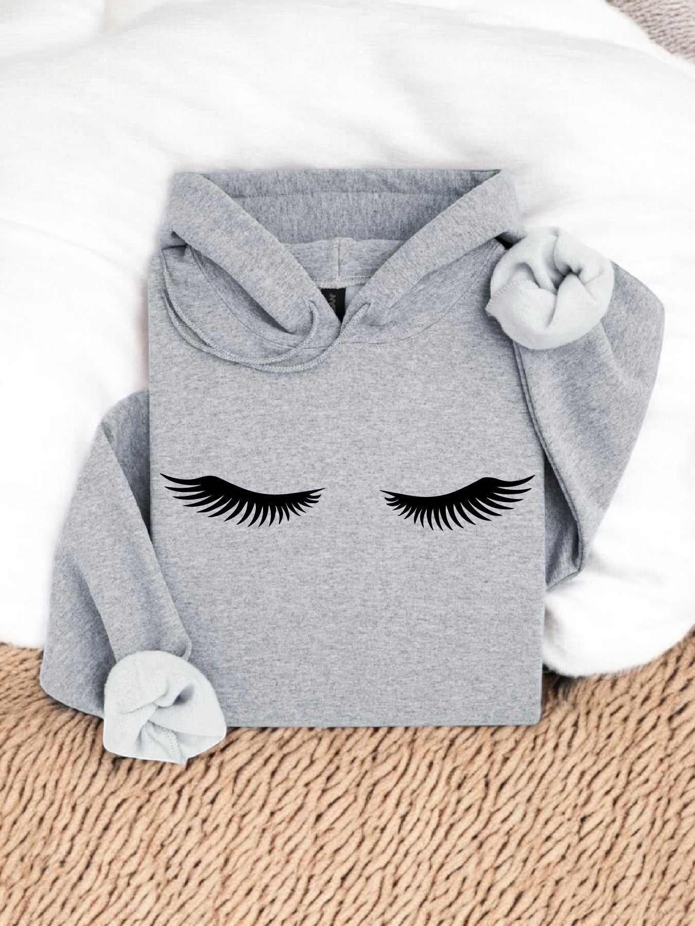 MUA12 Eyelashes Hoodies