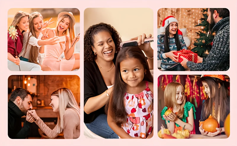 3-Minute Fast Straight Hair Comb with Ceramic Heating