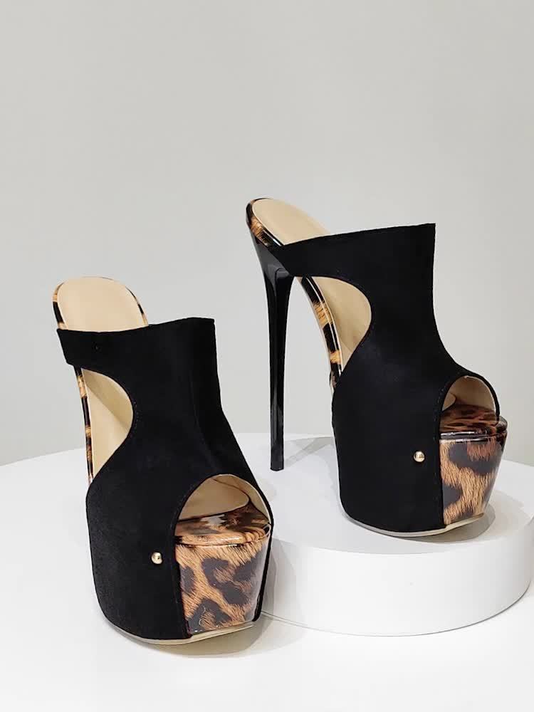 Leopard Print Sandals