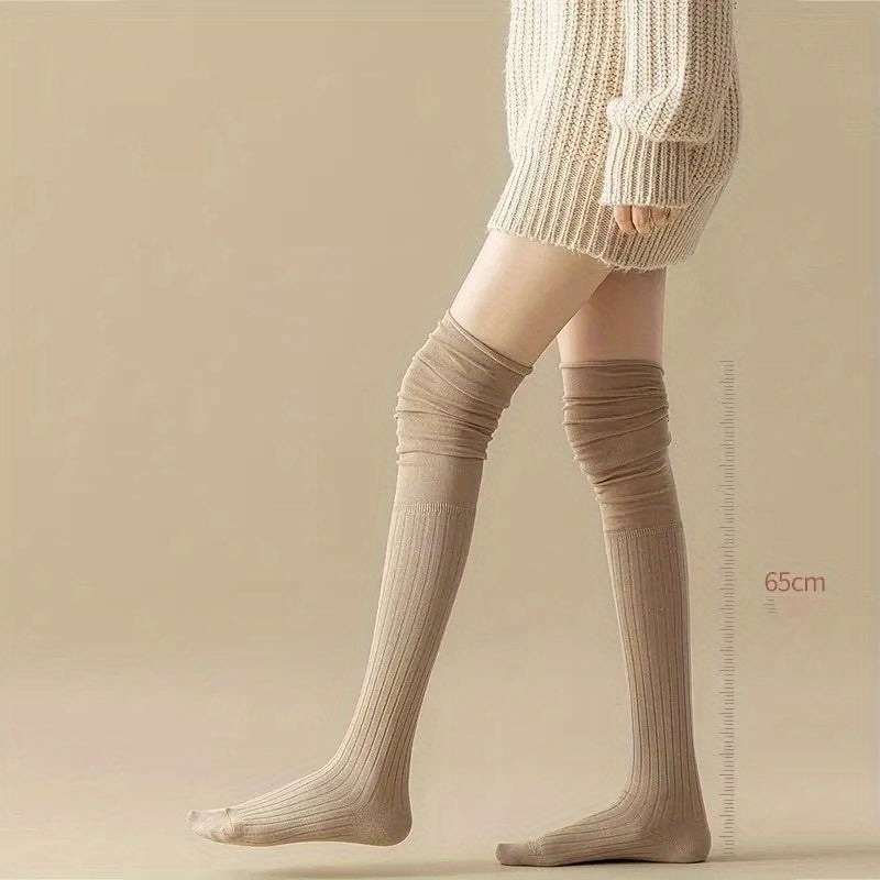 {4 Pairs} Knee-High Socks