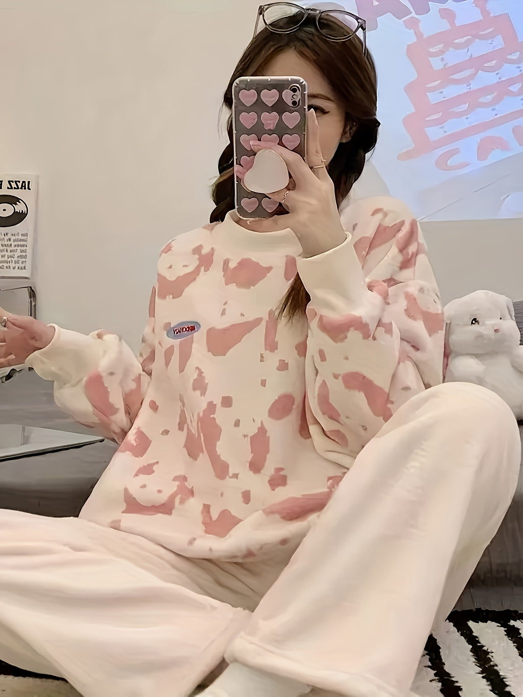 Coral Fleece Pajama Set