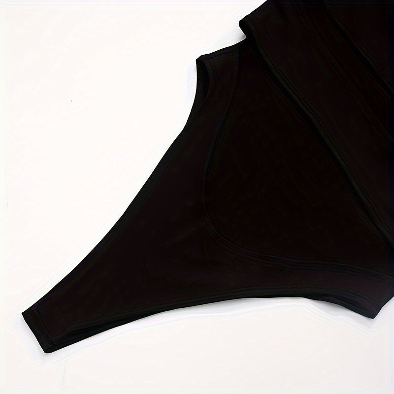 Chic Asymmetric Top with Waist Accent