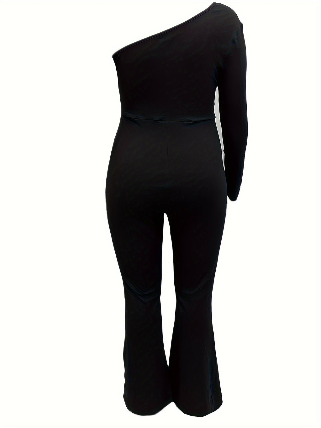 Single Shoulder Asymmetrical Mermaid Jumpsuit