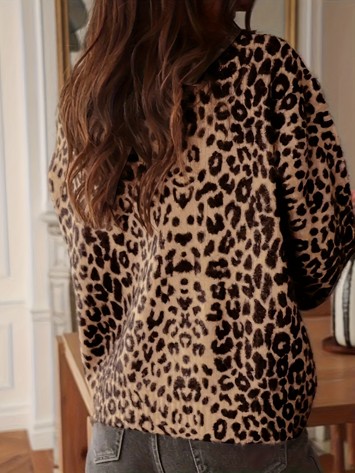 Leopard Print Cardigan