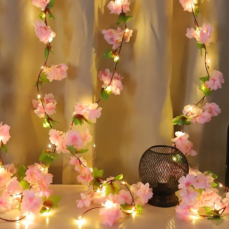 Contemporary Cherry Blossom Fairy String Lights