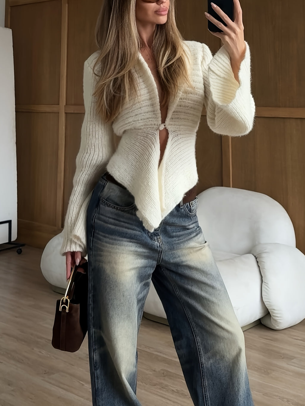 V-Neck Cardigan