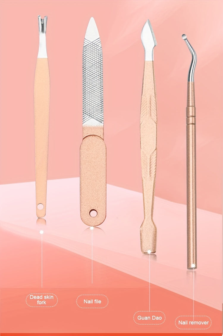 30pcs/set Nail Clippers Manicure Tool Set