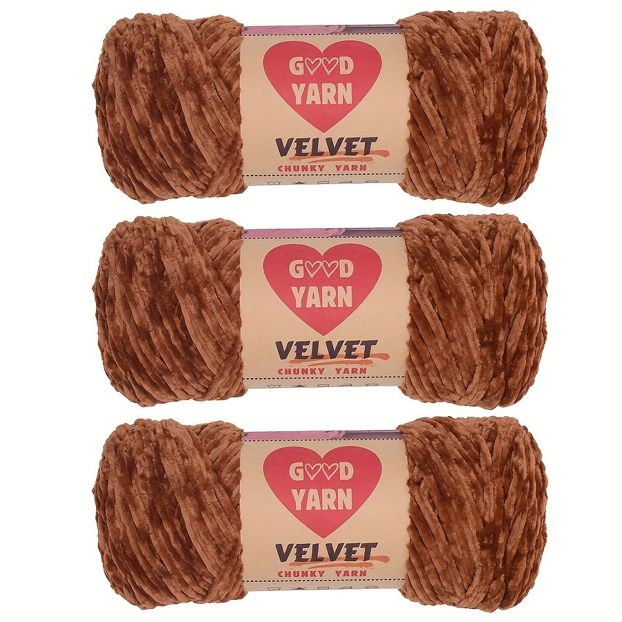600g Big Chenille Velvet Yarn