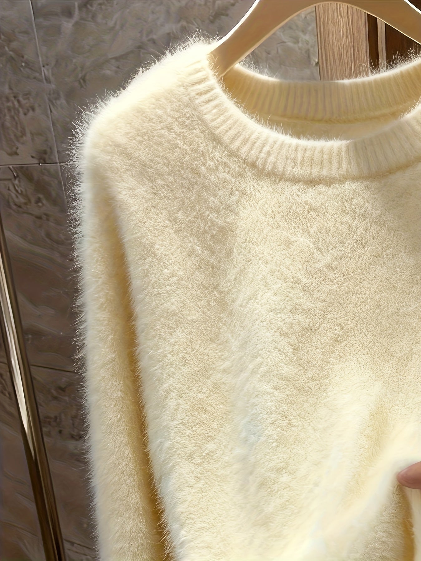 Faux Fur Sweater