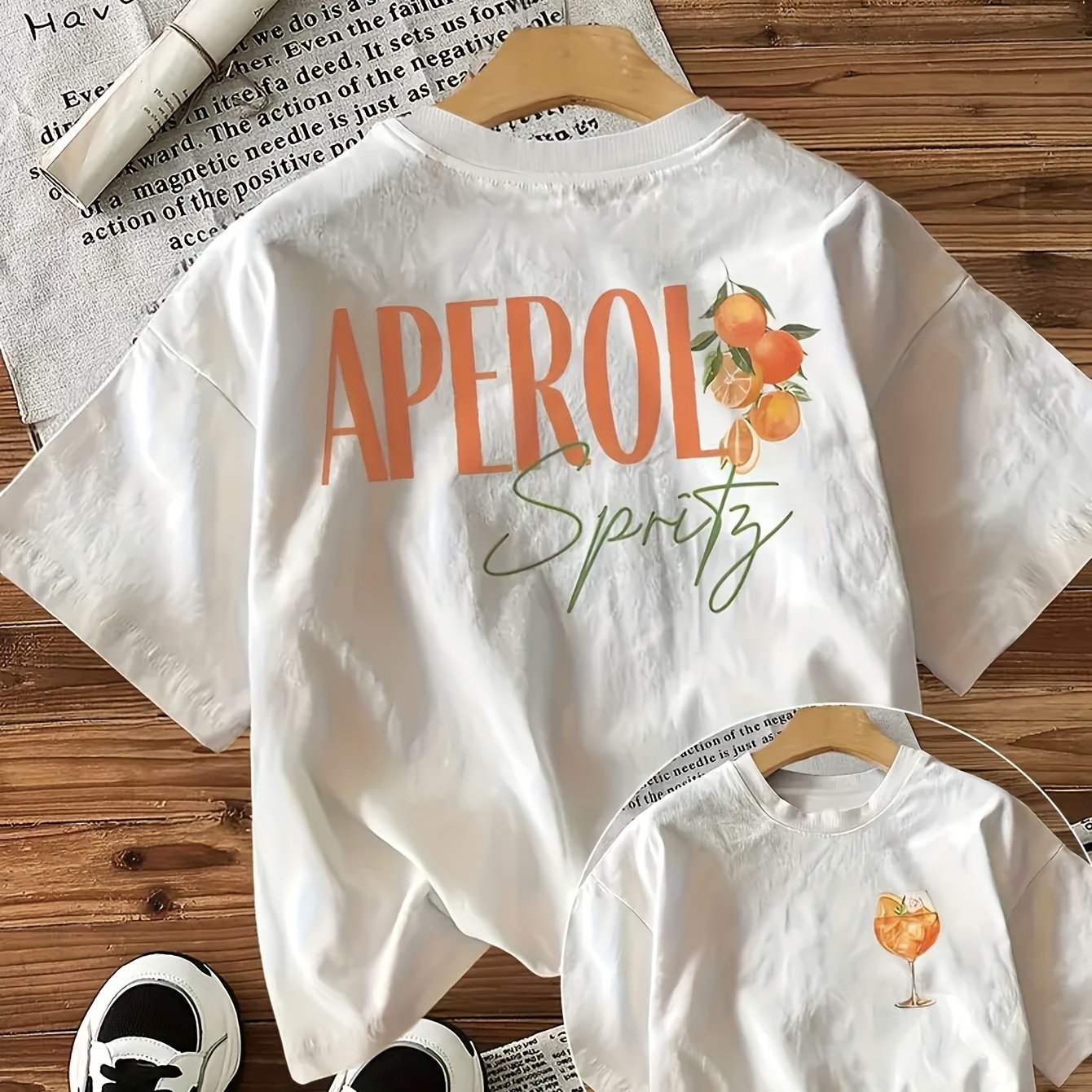 Aperol Spritz Print T-Shirt