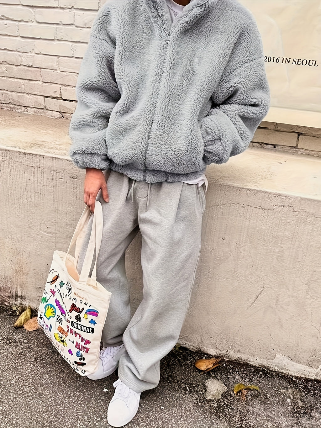 Jacket with Stand Collar & Full-Zip Front