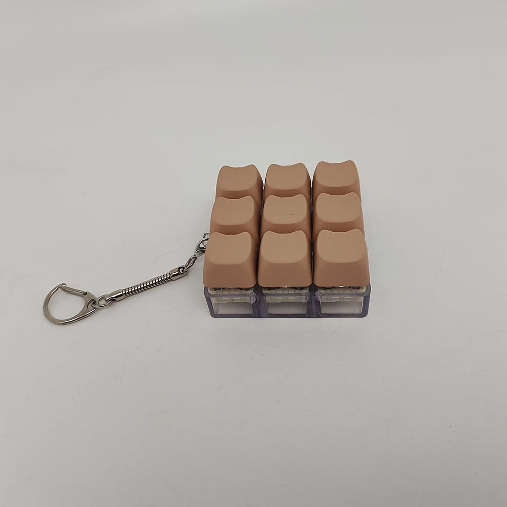 Finger Press Keycap Pop Fidget Toy Keychain