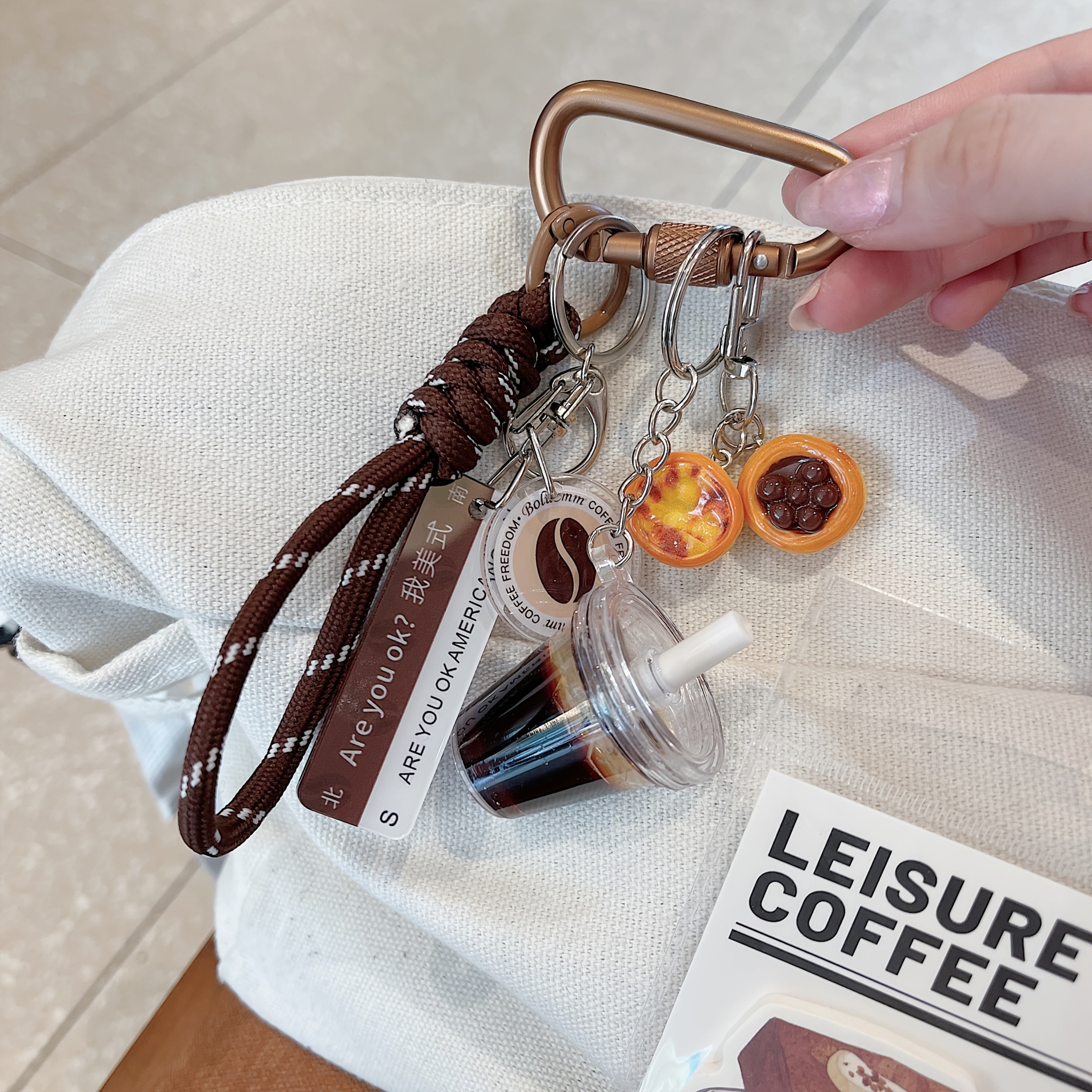 Dopamine Color Keychain