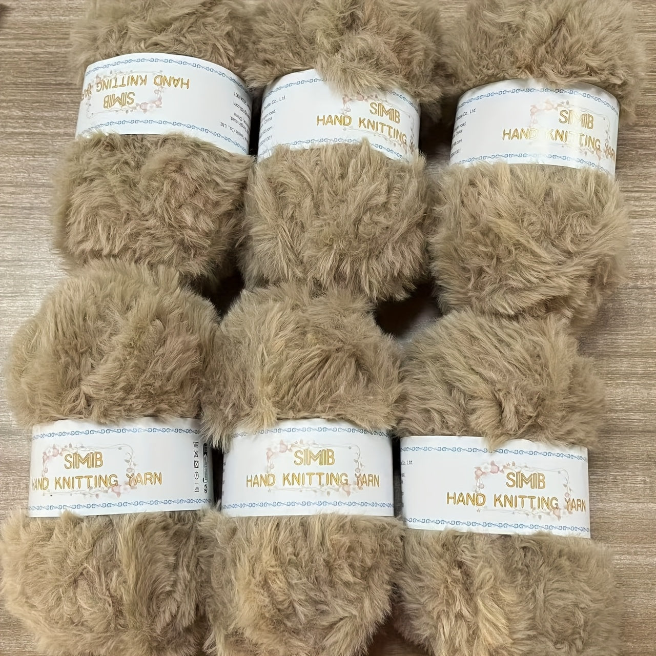 Fake Cozy Mink Fur Recycle Yarn