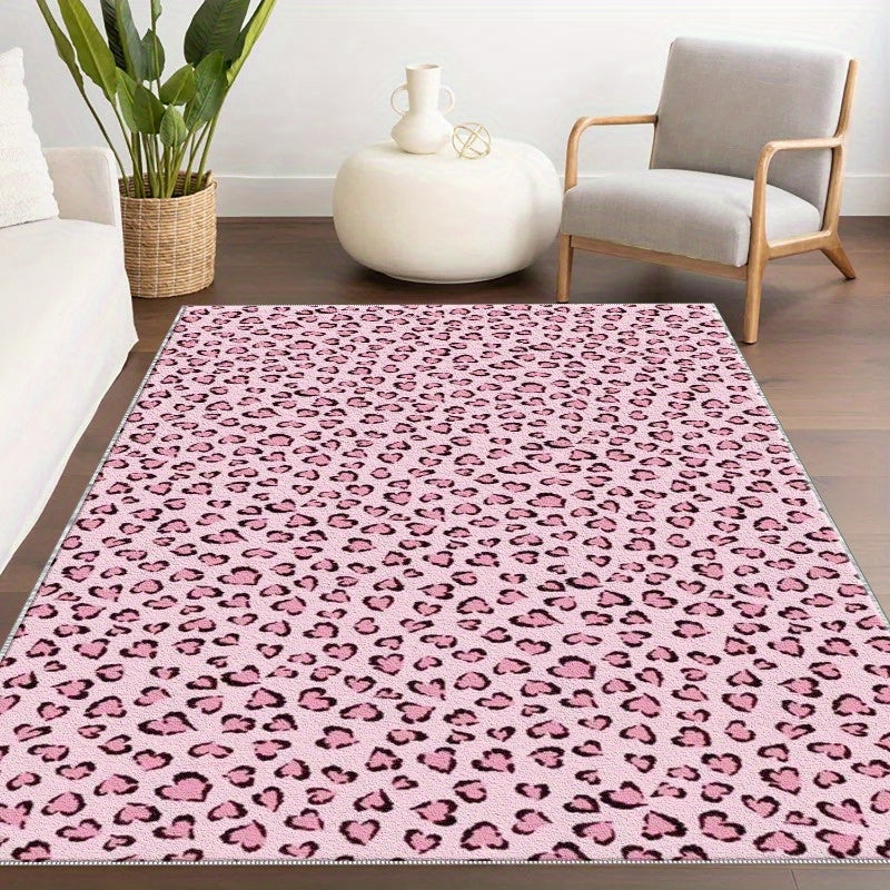 Leopard Print Area Mat