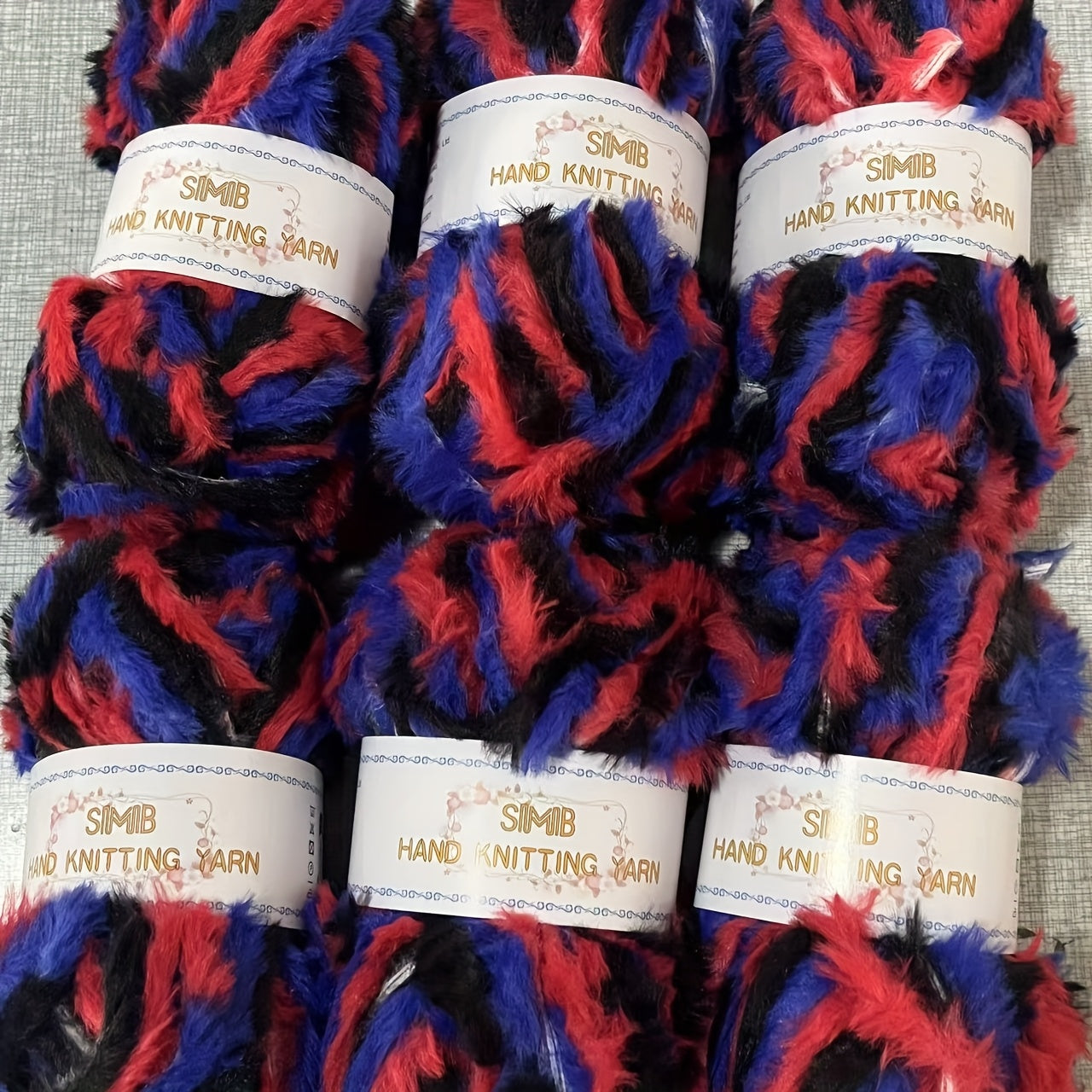 Fake Cozy Mink Fur Recycle Yarn