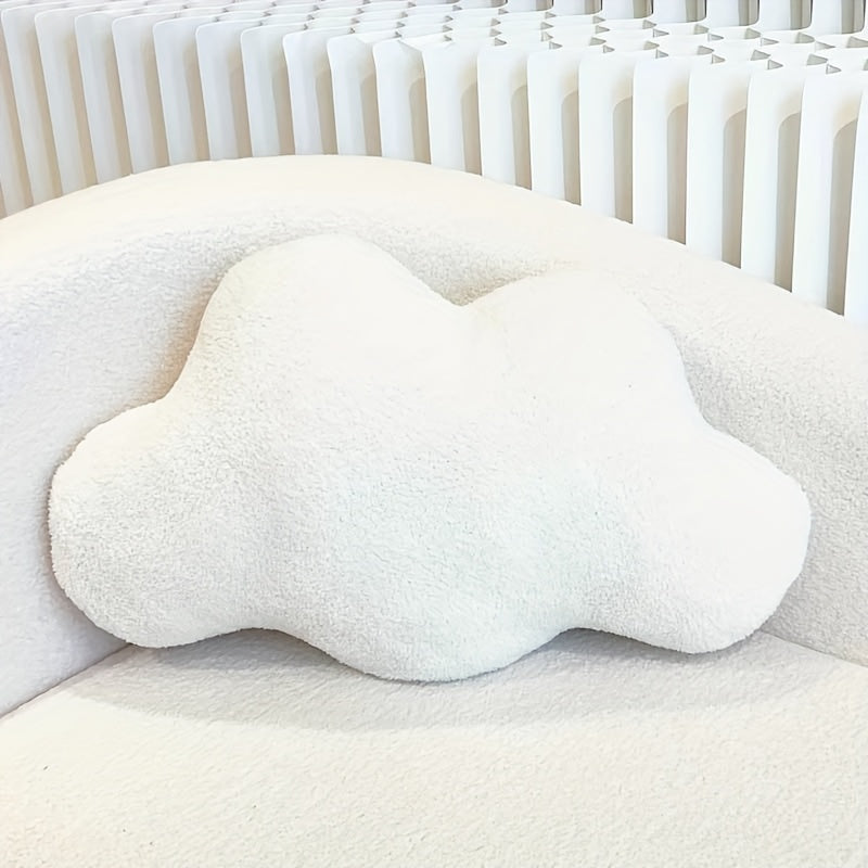 Extra-Soft Plush Cloud-Shaped Throw Pillow