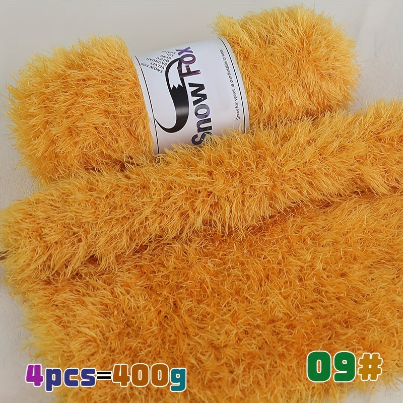 400g Lash Yarn Artificial Fur Fleece Yarn