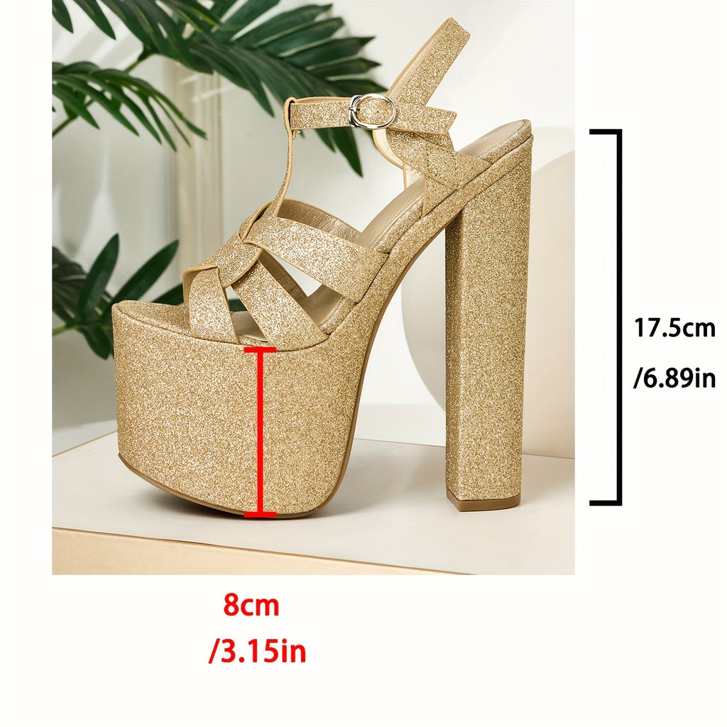 Platform High Heel Sandals