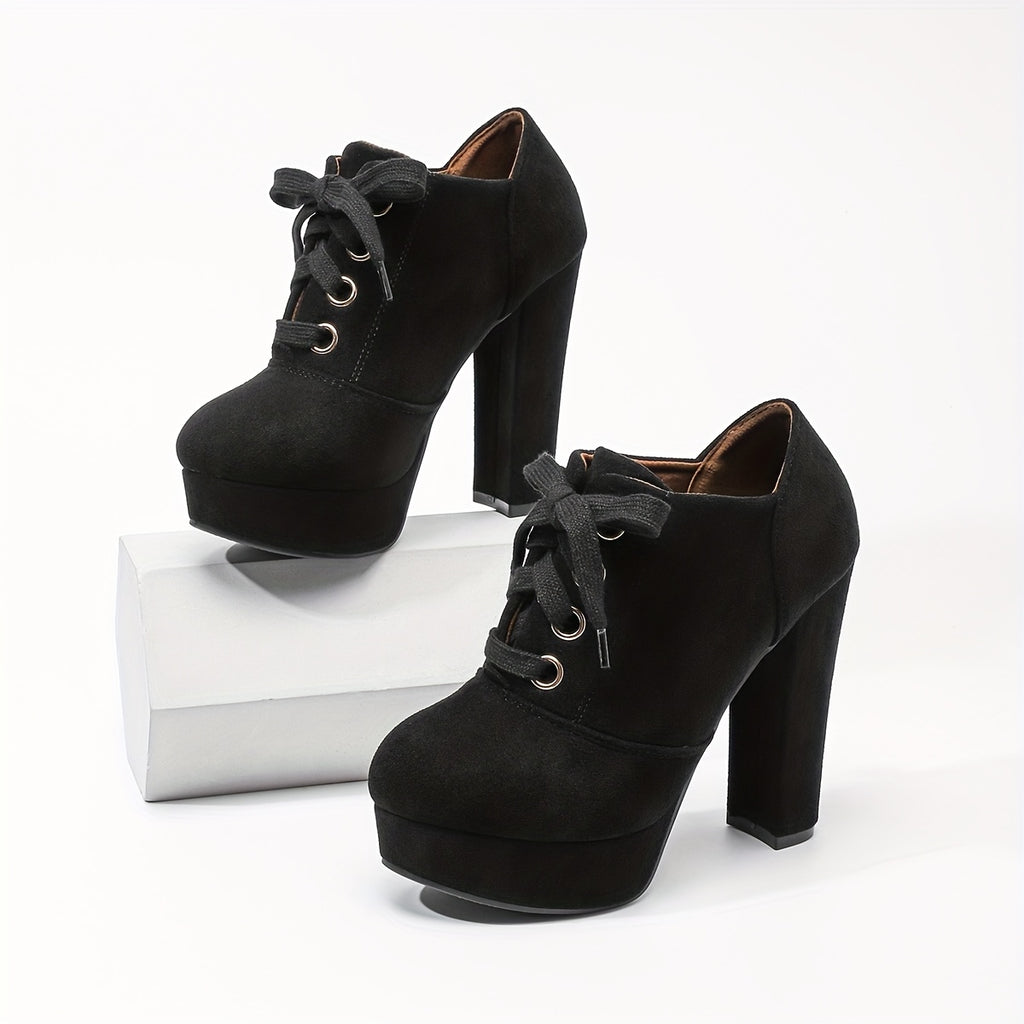 Chunky Heel Ankle Boots