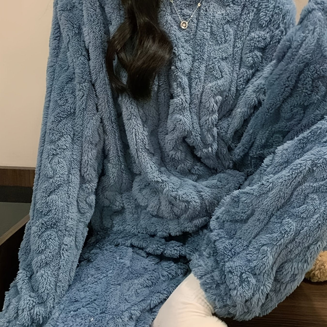 Fleece-Lined Pajama Set