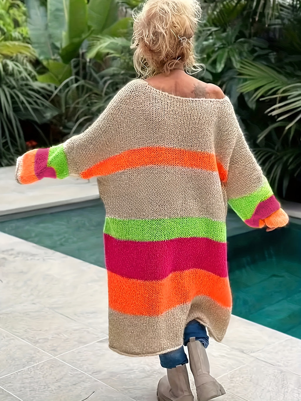 Loose Letter Pattern Dress