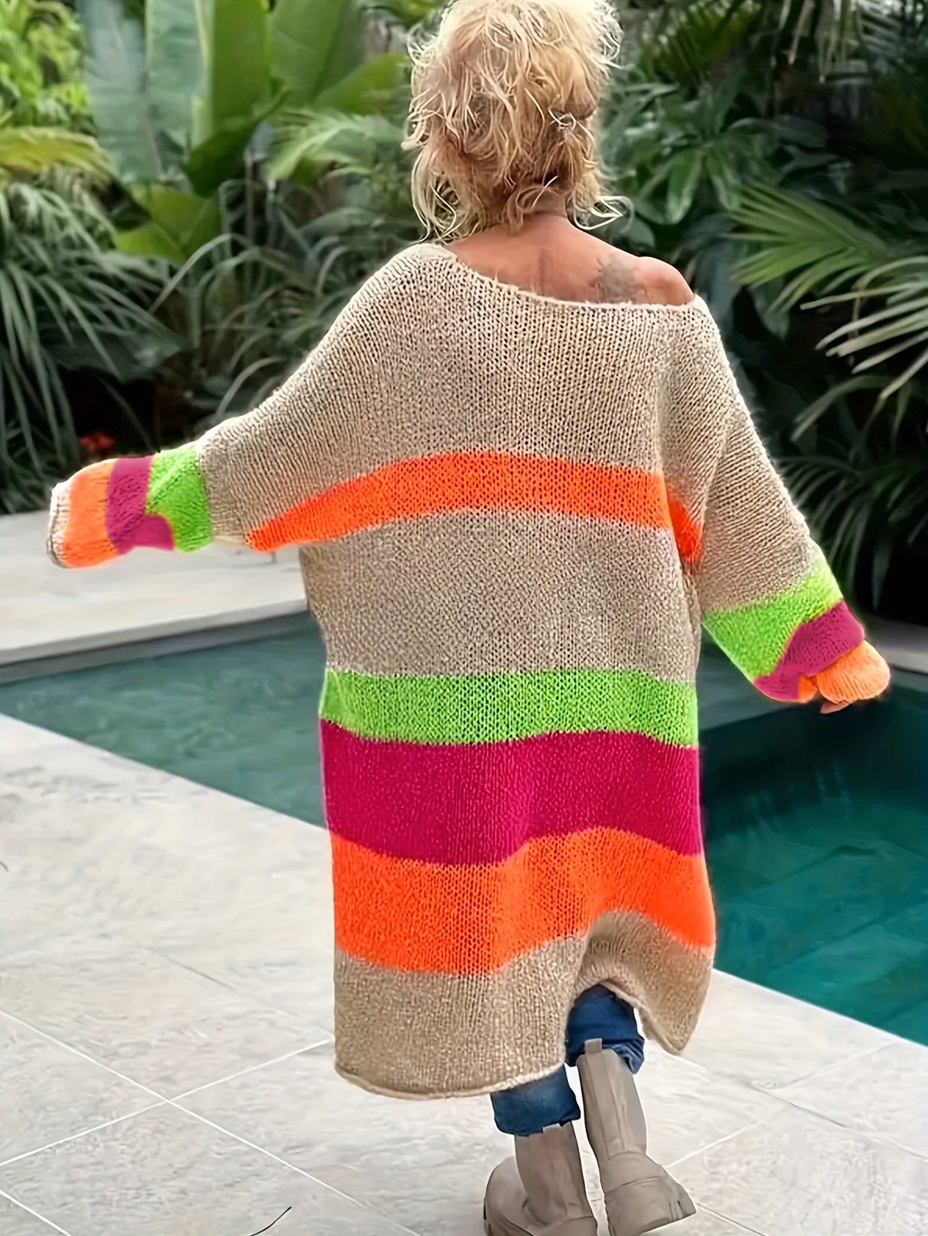 Loose Letter Pattern Dress