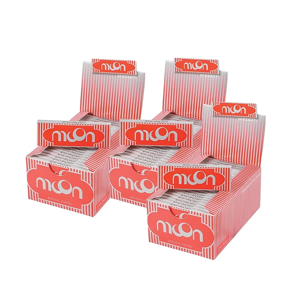 50-Pack MOON Rolling Papers - King Size (Large)